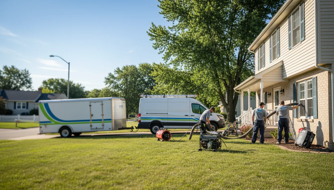 Flooded Basement Restoration And Cleanup With Repair in Rutland, ND near me